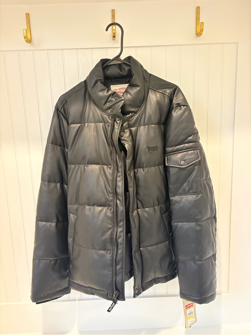 Levi's Black Quilted Puffer Jacket